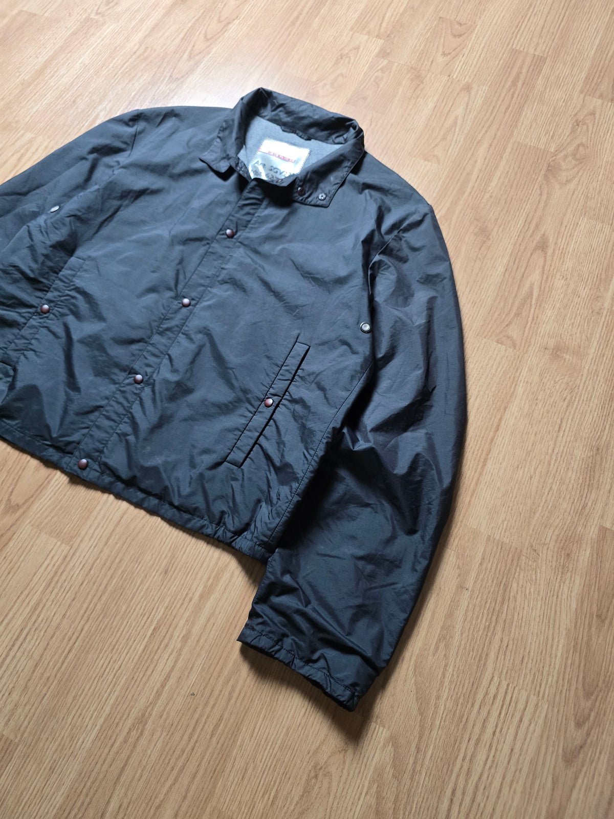 RARE Prada Sport SS00 Gel Seam Nylon Cropped Jacket (M)