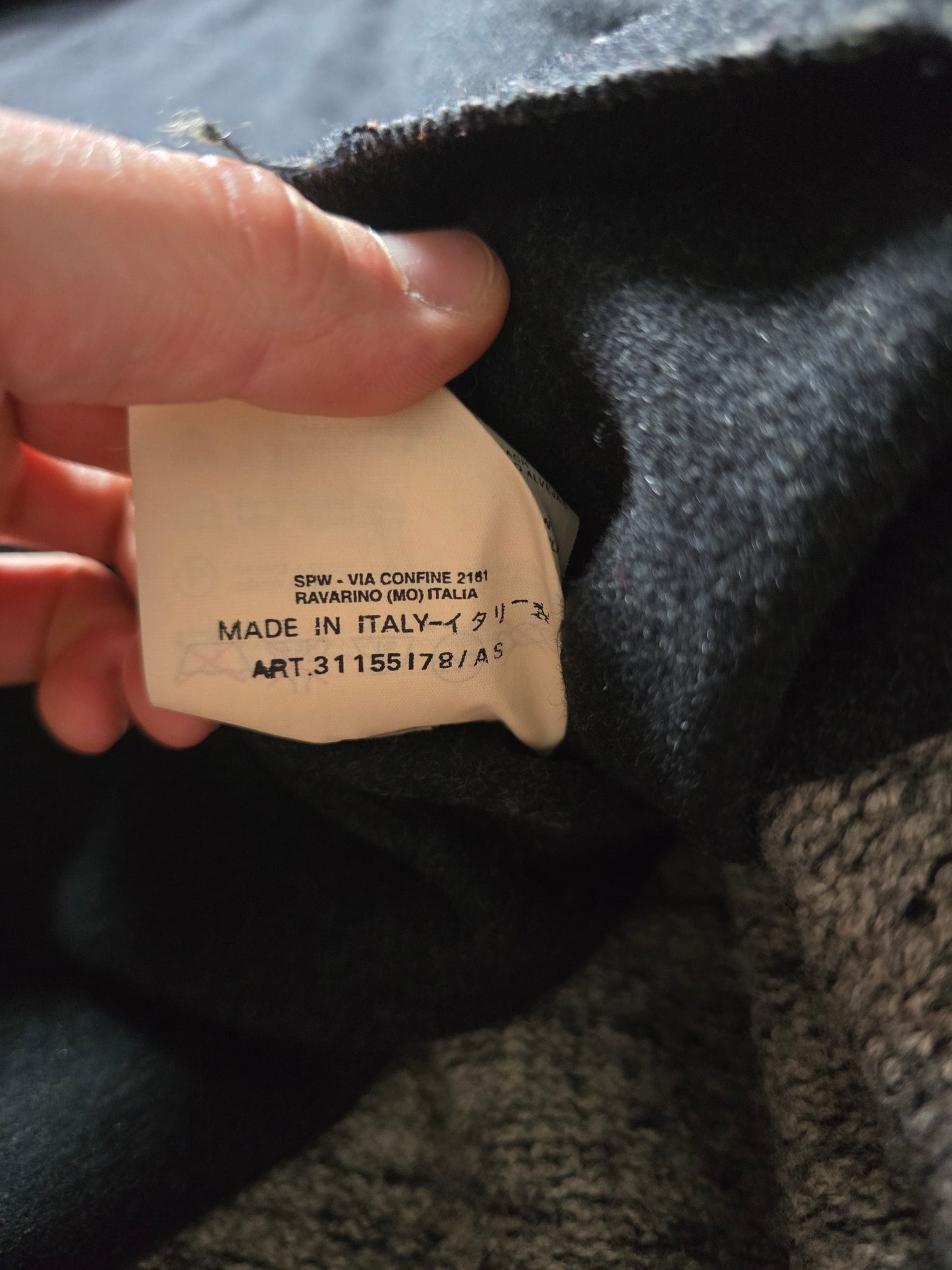 RARE Stone Island AW99 Heavyweight Wool Coat With Removable Dutch Rope Liner (XL)