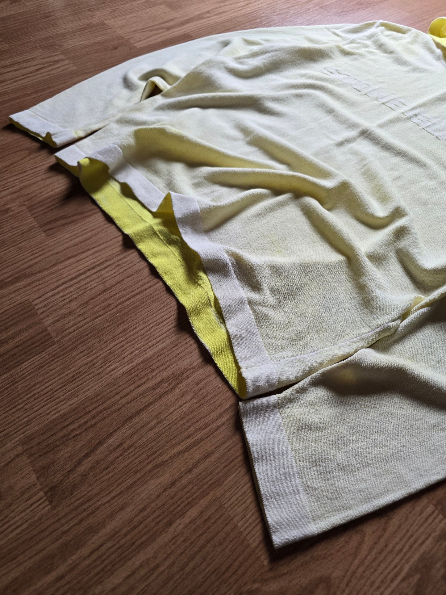 Stone Island Hand Sprayed Dust Spellout Hoodie (M)