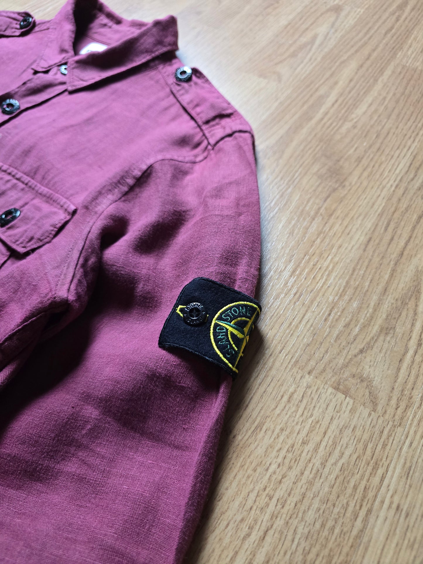 Vintage Stone Island Garment Dyed Linen LS Shirt (S/M)