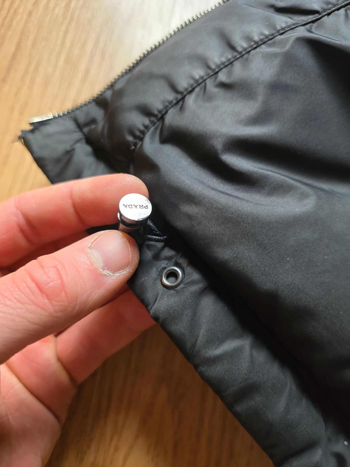 Prada Sport 2008 Black Tab Down Gilet/Vest (L)