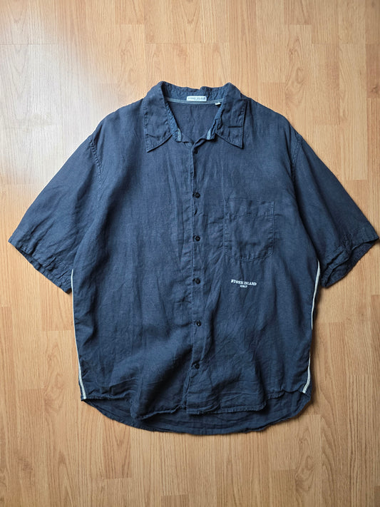 Vintage Stone Island Lino Flax Linen Shirt (XL)
