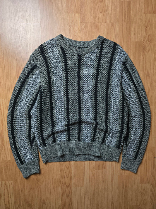 Stussy Baja Loose Gauge Striped Knit Sweater (M)