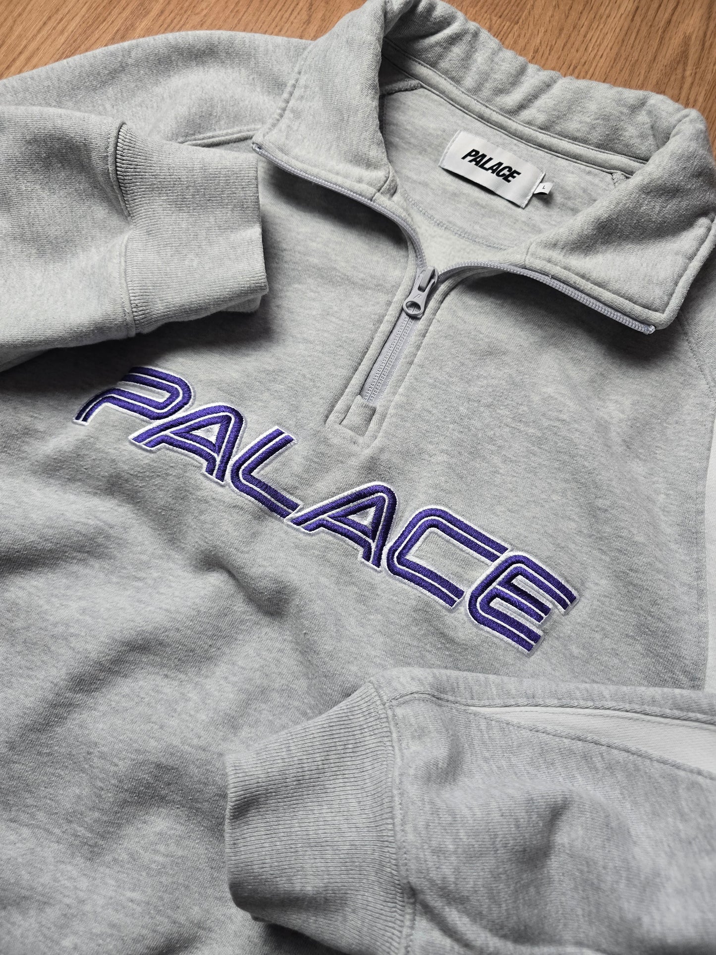Palace "Isn't It" 1/4 Zip Sweatshirt (L)