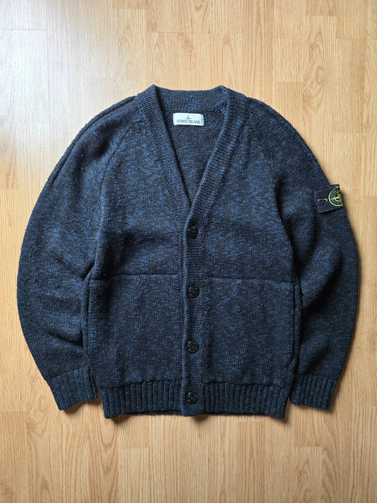 Stone Island Wool Blend Chunky Knit Button Cardigan (S)