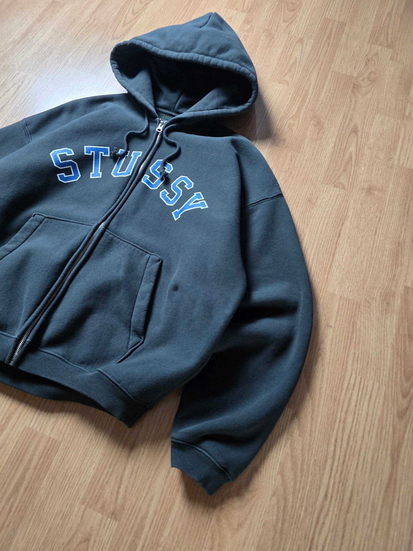 Stussy Faded Graphic Zip Hoodie (M)