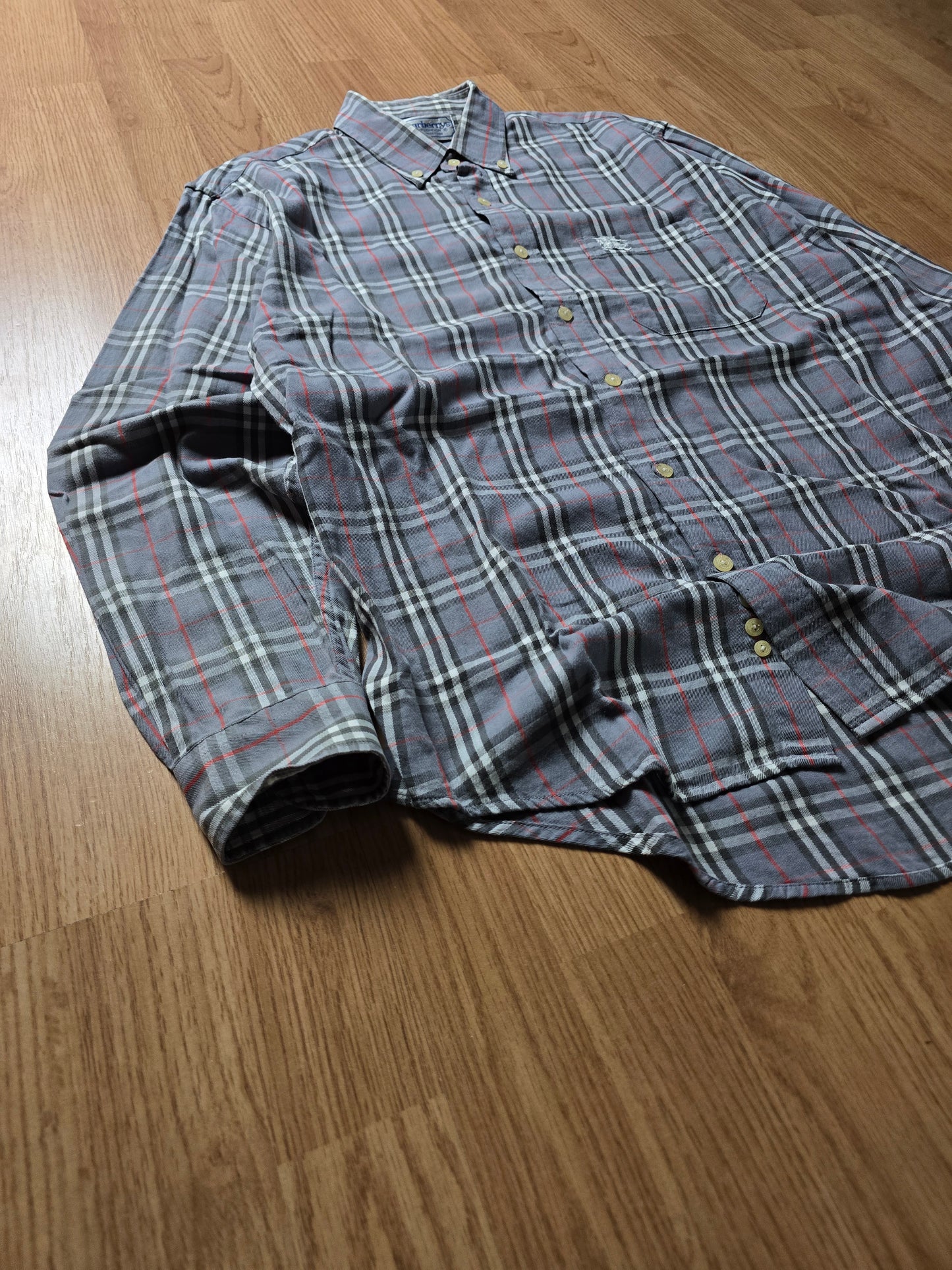 Vintage Burberry LS Nova Check Flannel Shirt (M)