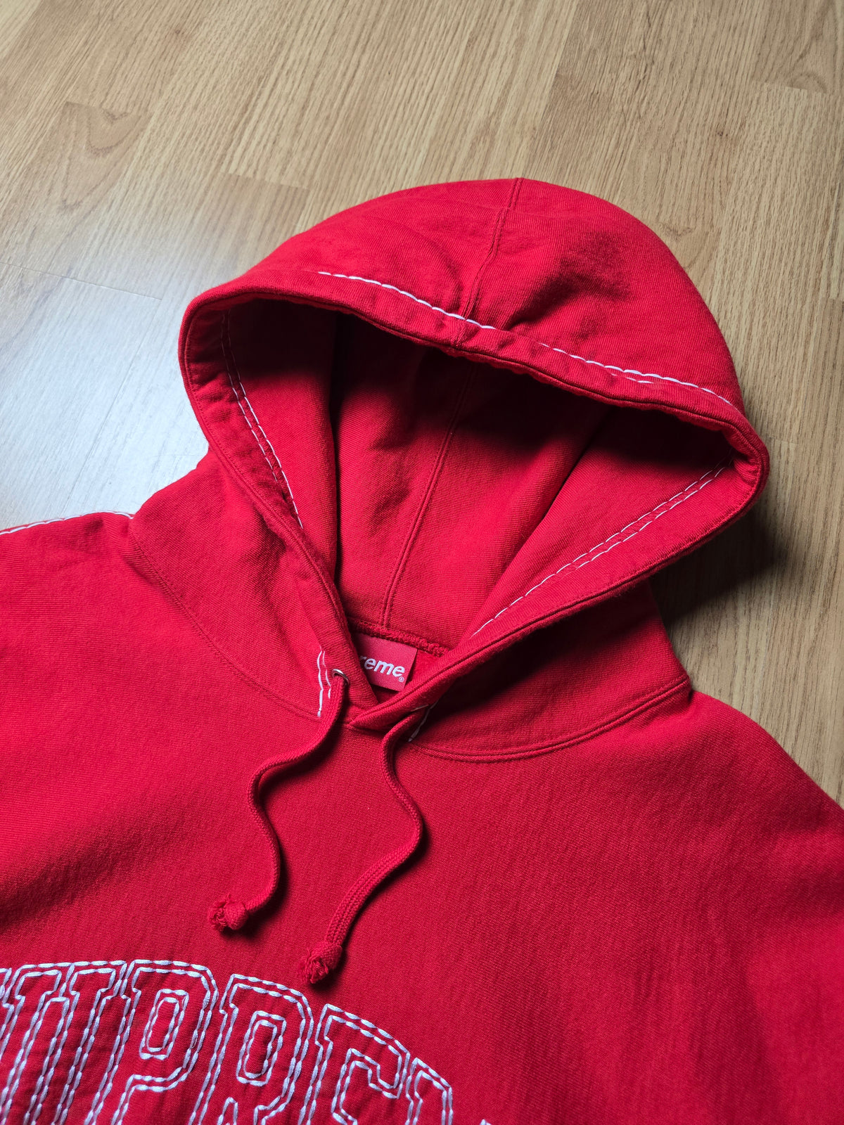 Supreme Big Stitch Hoodie (L)
