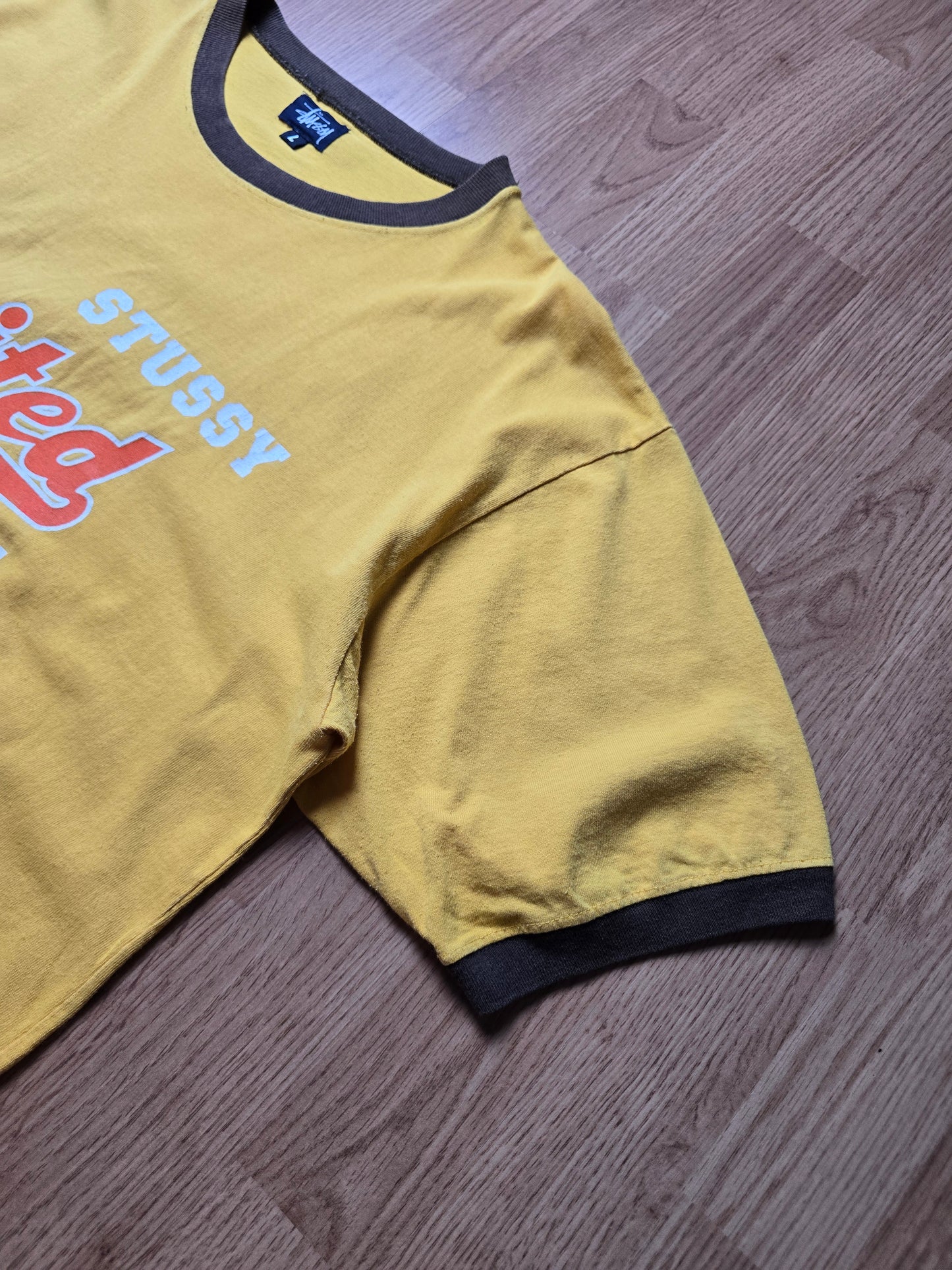 90s Stussy Sport Ringer Tee (L)