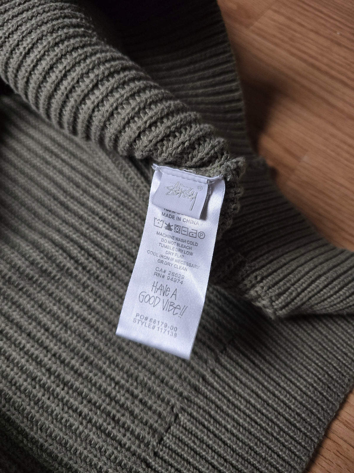Stussy Heavyweight Cotton Knit Hoodie (XL)