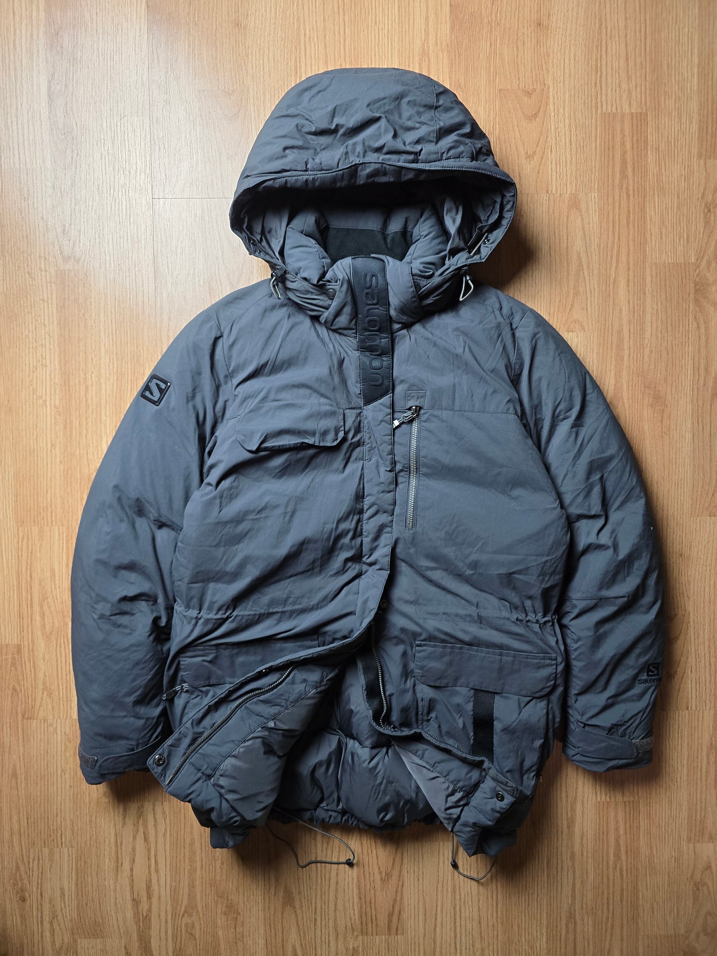 Salomon Metro Goose Down Fur Hooded Jacket (M)
