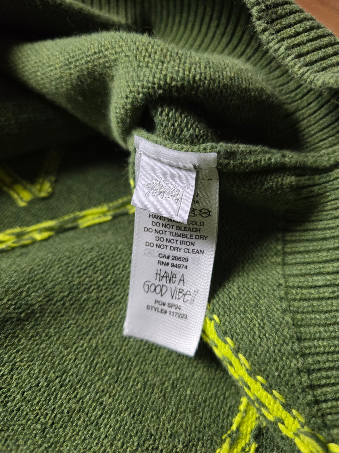 Stussy Laguna Icon Knit Sweater (/SM)