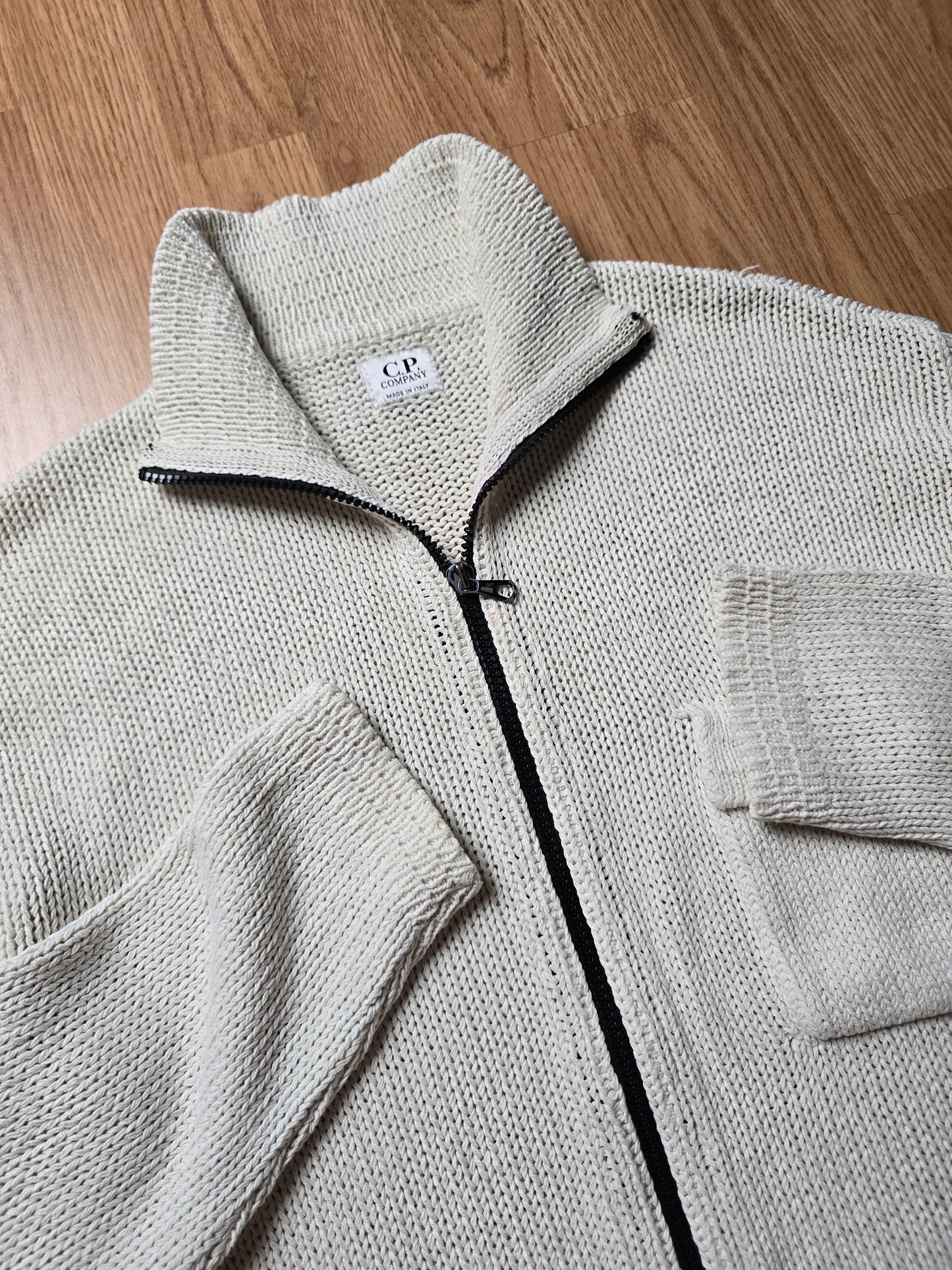RARE C.P. Company SS00 U16 Cotton Knit Zip Cardigan (S/M)