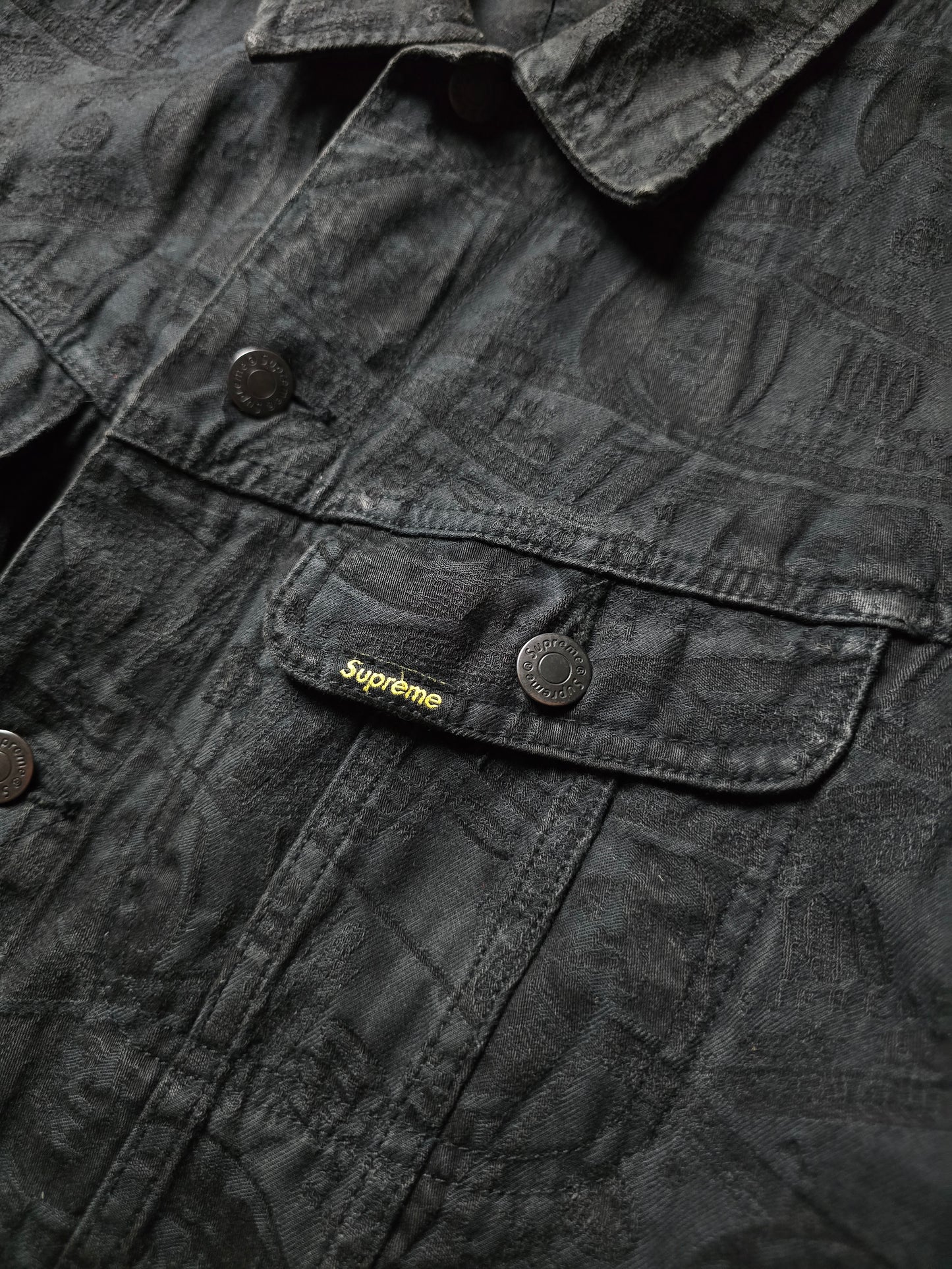 Supreme 100 Dollar Bill Denim Jacket (L)