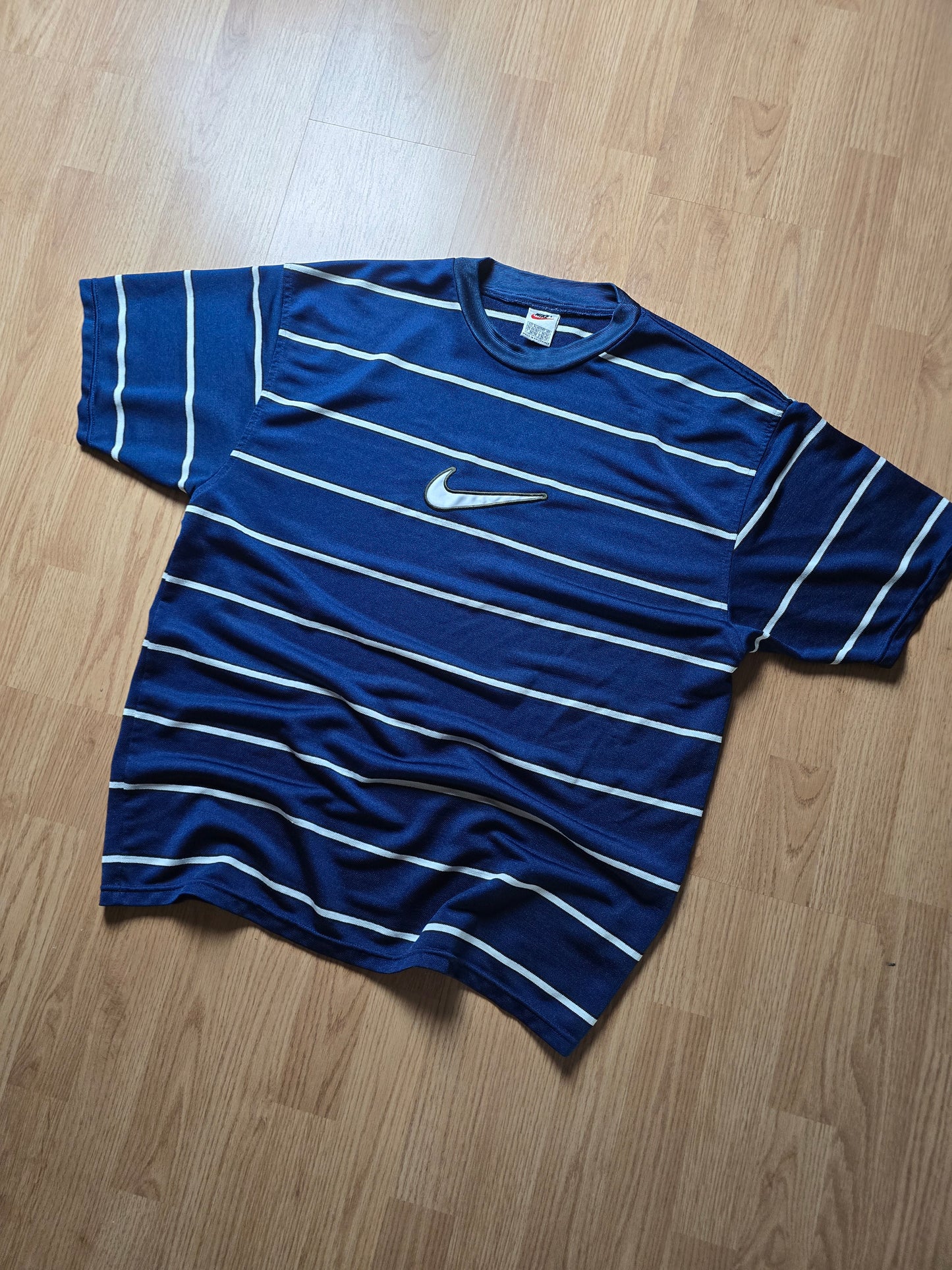 90s Nike Striped Sports Jersey (XL)
