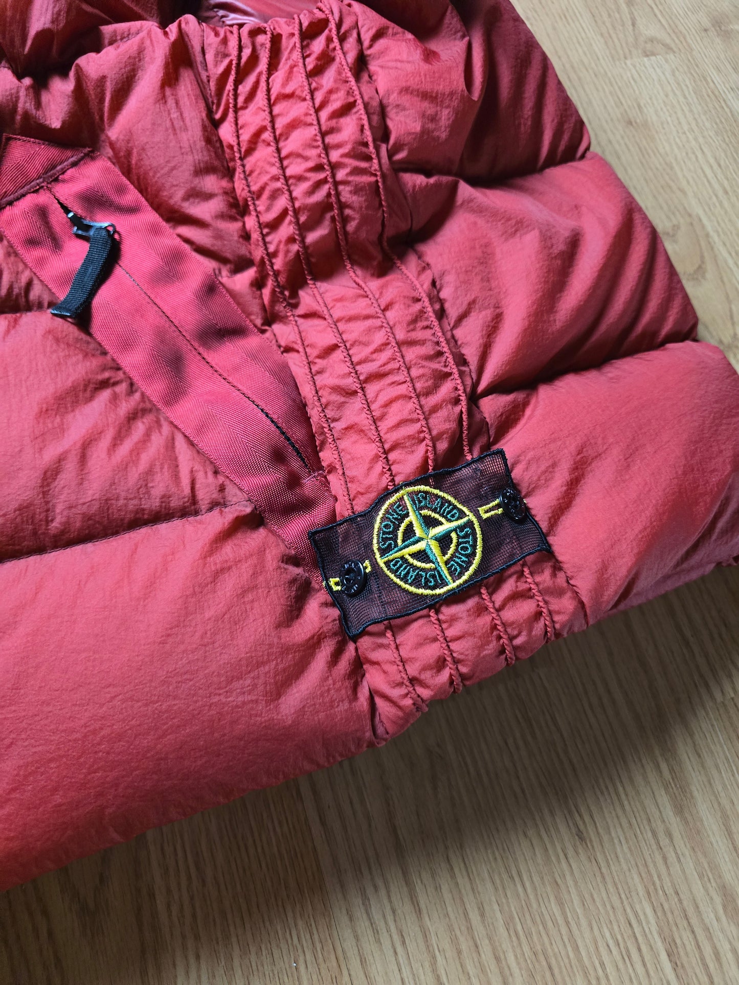 Stone Island AW09 Opaque Nylon Tella Down Mesh Badge Gilet (S)