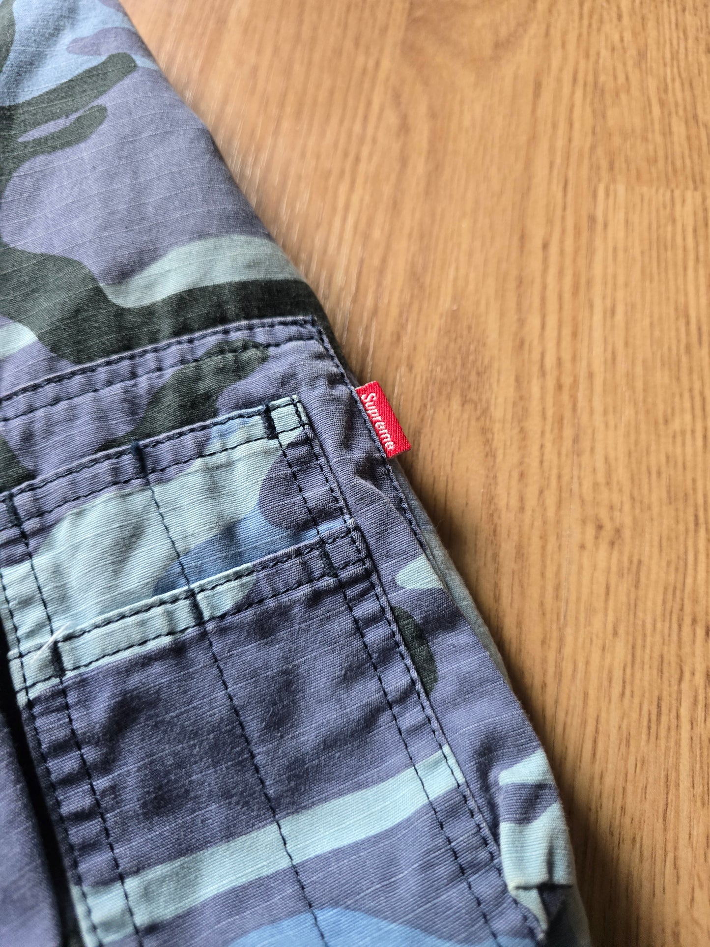 Supreme Reversible MA-1 Cotton Camo Bomber Jacket (M)