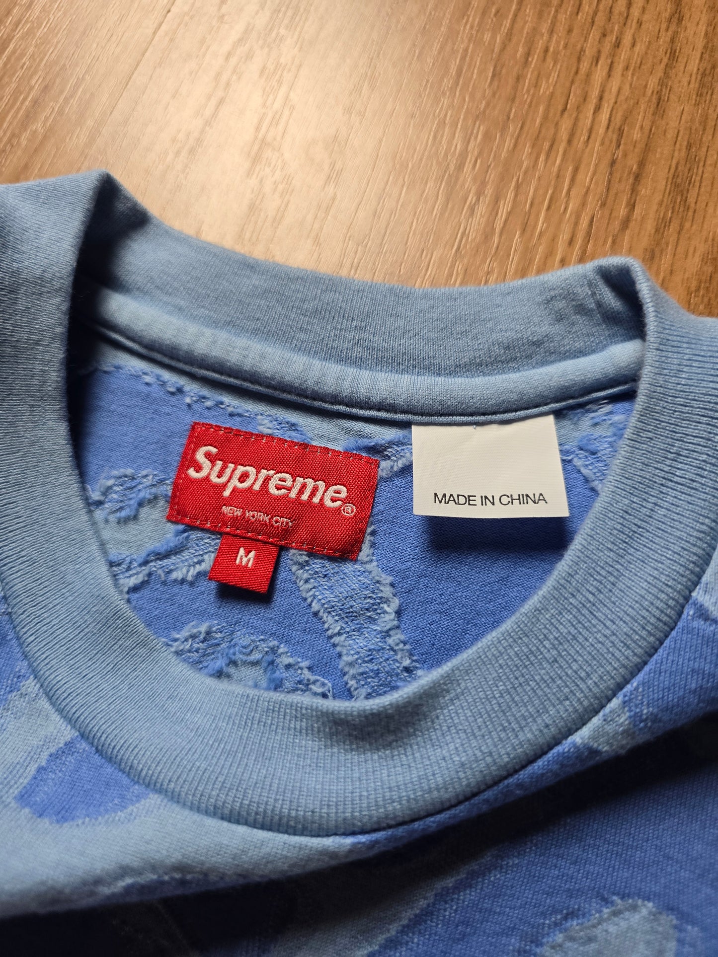 Supreme Stacked Intarsia S/S T-shirt (M/L)
