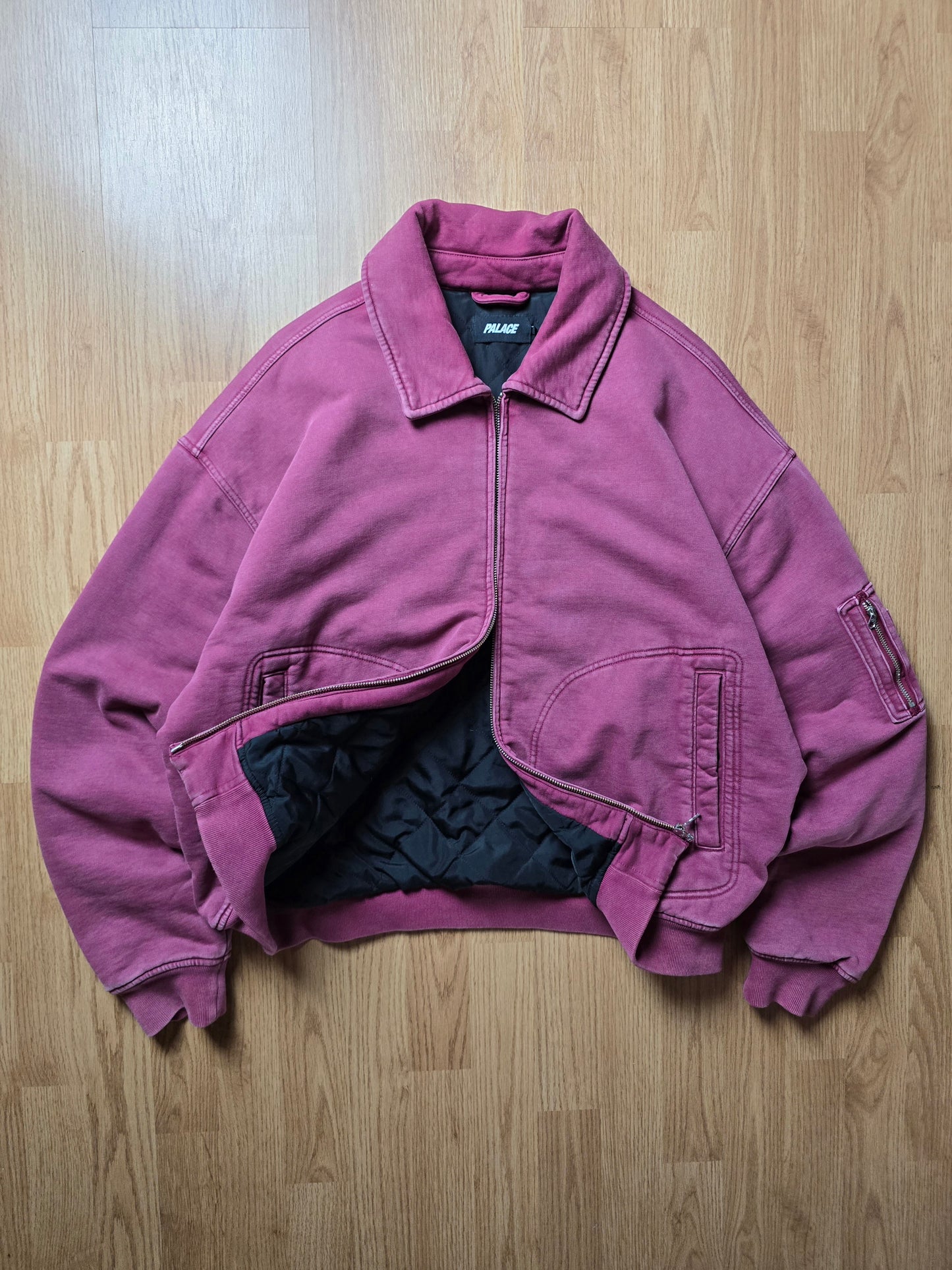 Palace 'Heavy' Quilt Lined Bomber Jacket (M/L)