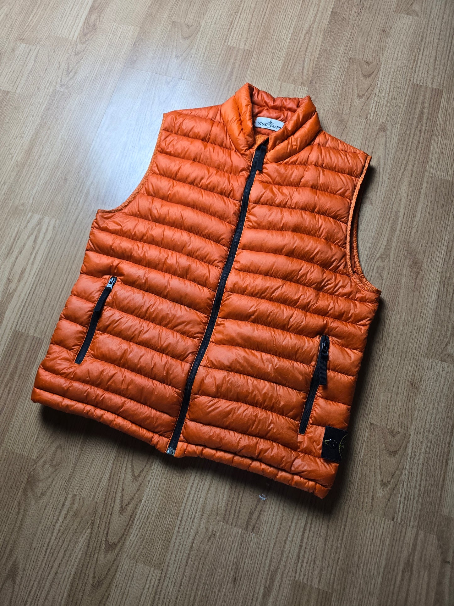 Stone Island AW12 Garment Dyed Down Puffer Gilet (M)