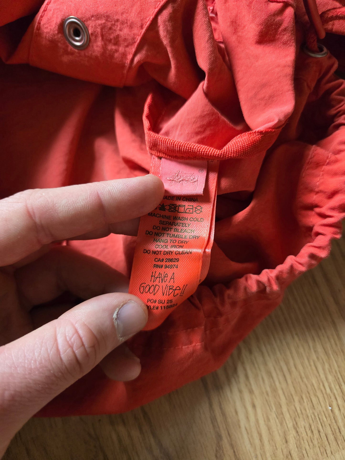 Stussy Beach Garment Dyed Shell Jacket (M/L)