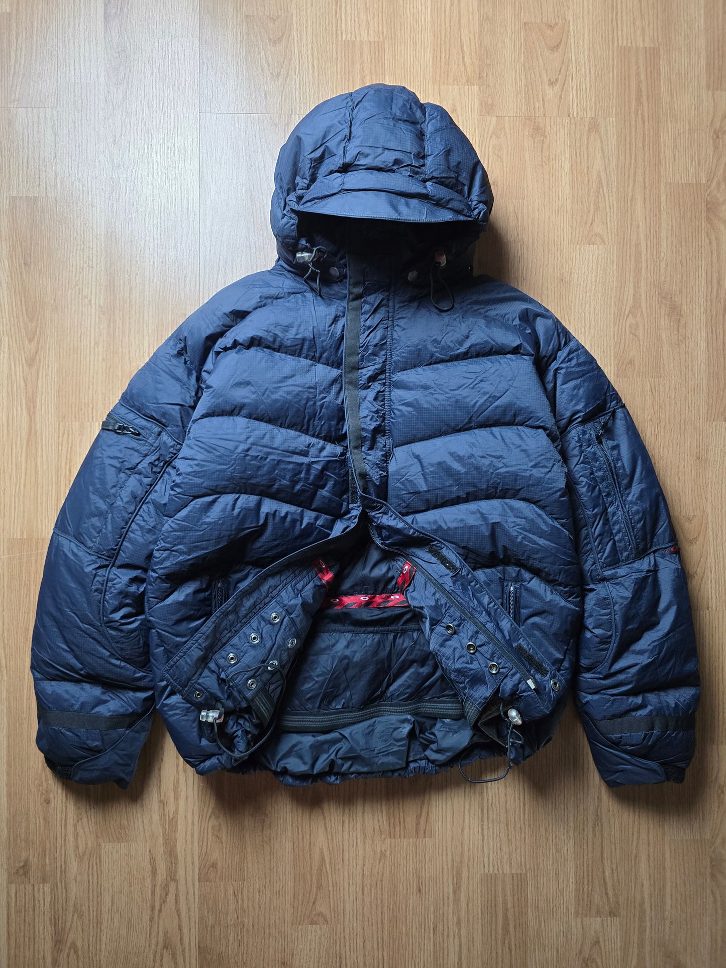 Vintage Oakley Nitro Fuel Down Hooded Ski Puffer Jacket (M)