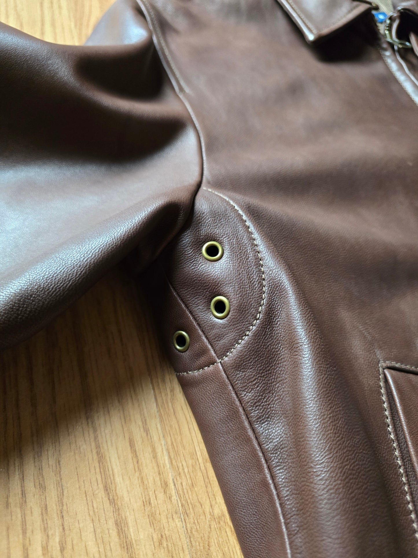 Polo Ralph Lauren Heavyweight Leather Jacket (S)