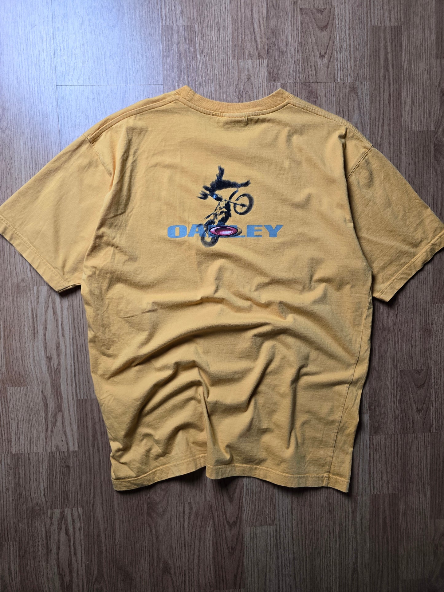 Vintage Oakley Motorcycle Graphic T-shirt (XL)
