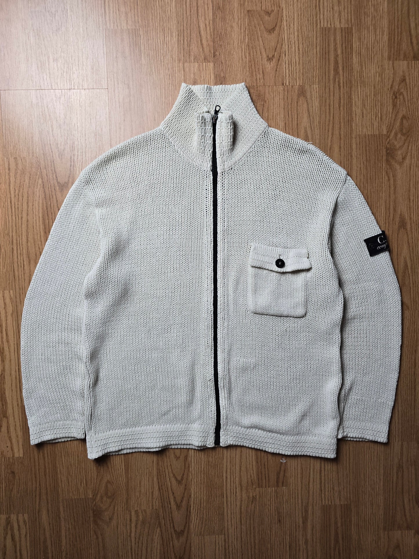 RARE C.P. Company SS00 U16 Cotton Knit Zip Cardigan (S/M)