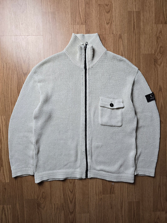 RARE C.P. Company SS00 U16 Cotton Knit Zip Cardigan (S/M)