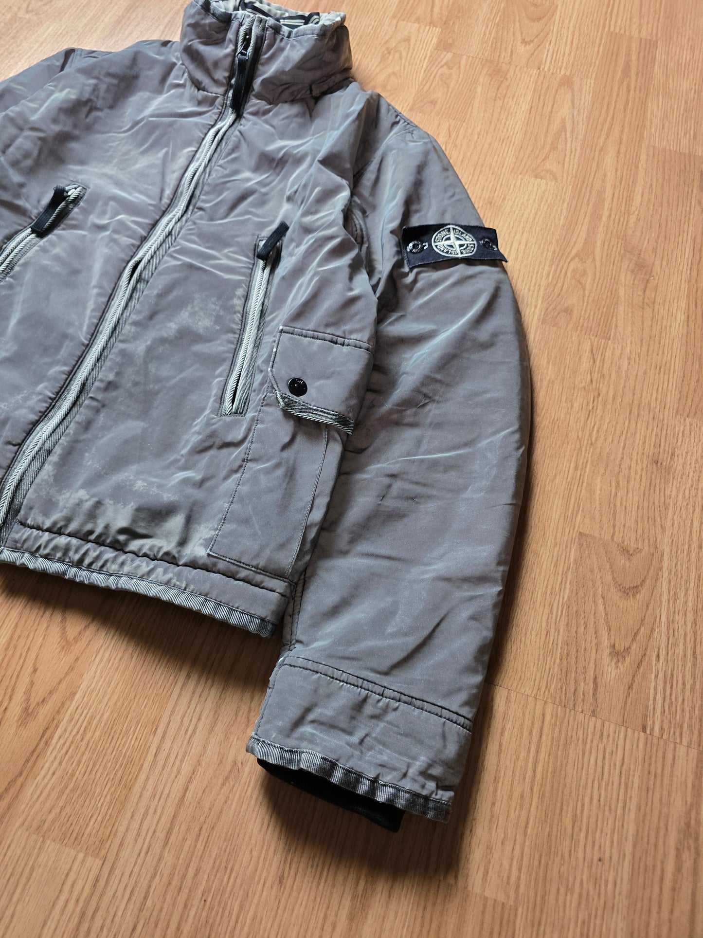 Stone Island 30th Anniversary Liquid Reflective Jacket (S)