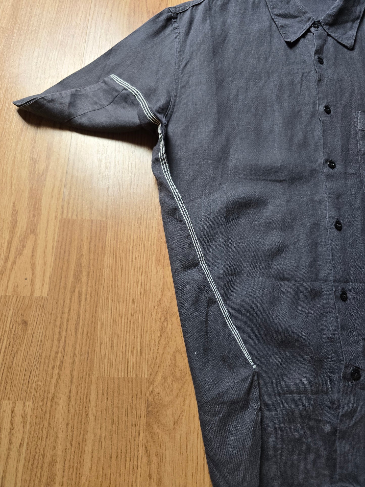Vintage Stone Island Linen/Lino Flax SS Button Shirt (M/L)