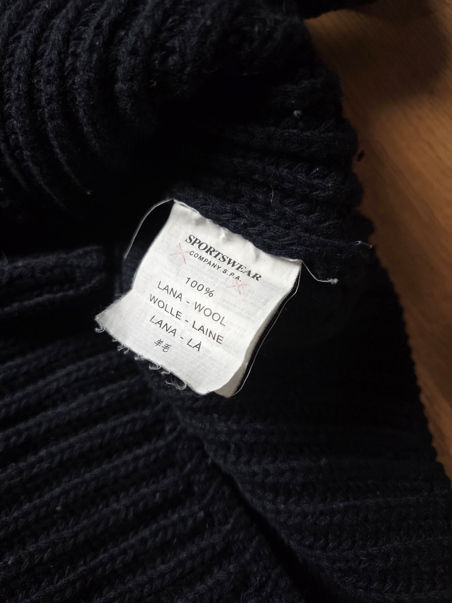 Vintage Stone Island Wool Fisherman Sweater (M)