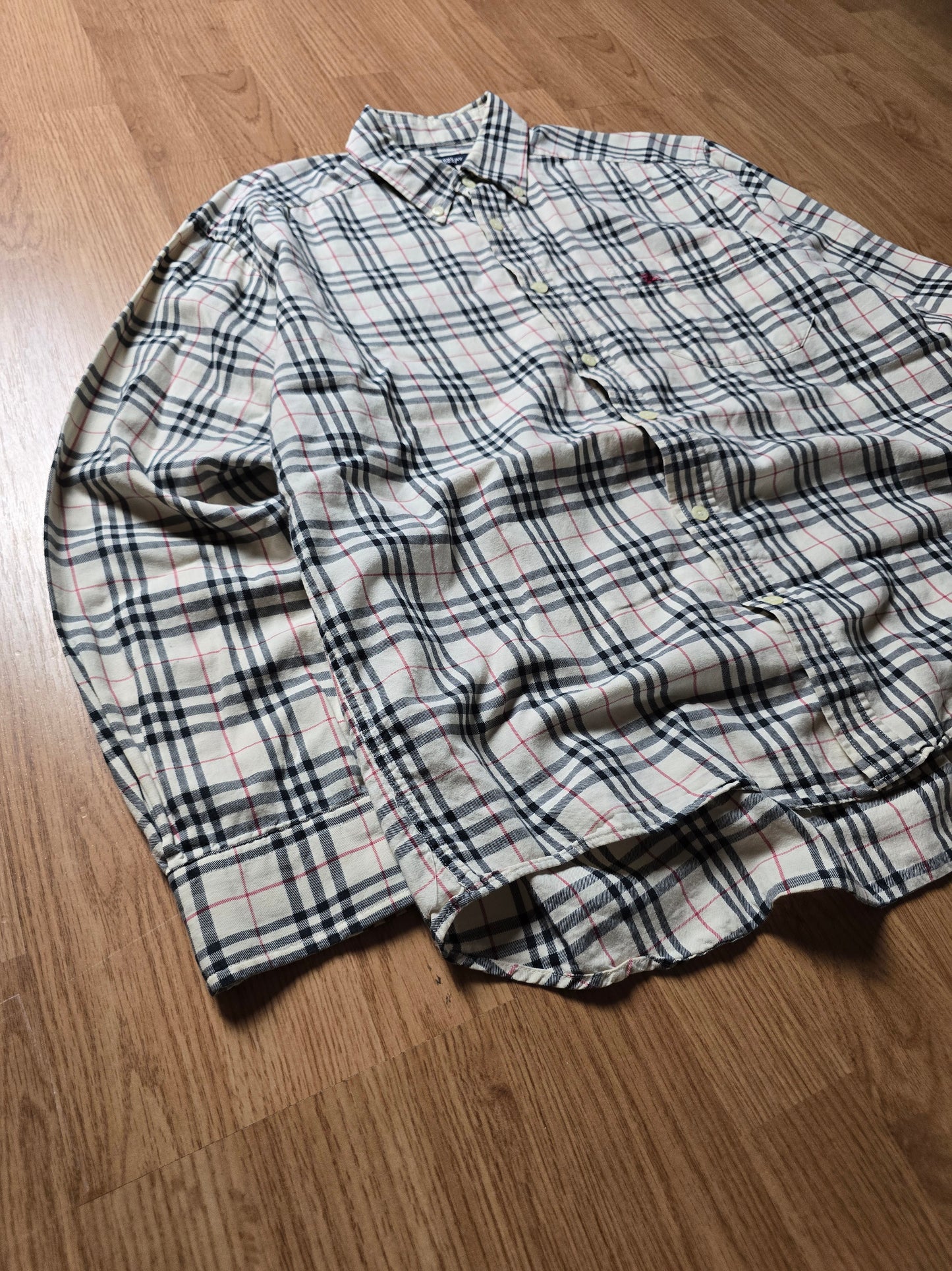 Vintage Burberry LS Nova Check Flannel Shirt (M)