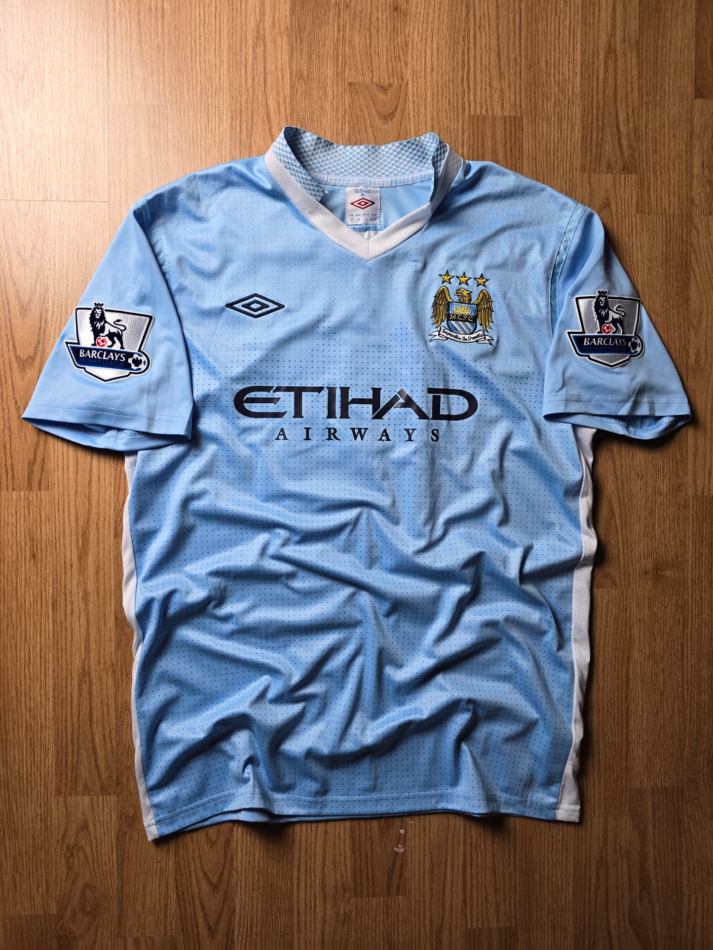 Umbro Manchester City Kun Aguero 11/12 Home Top (L)