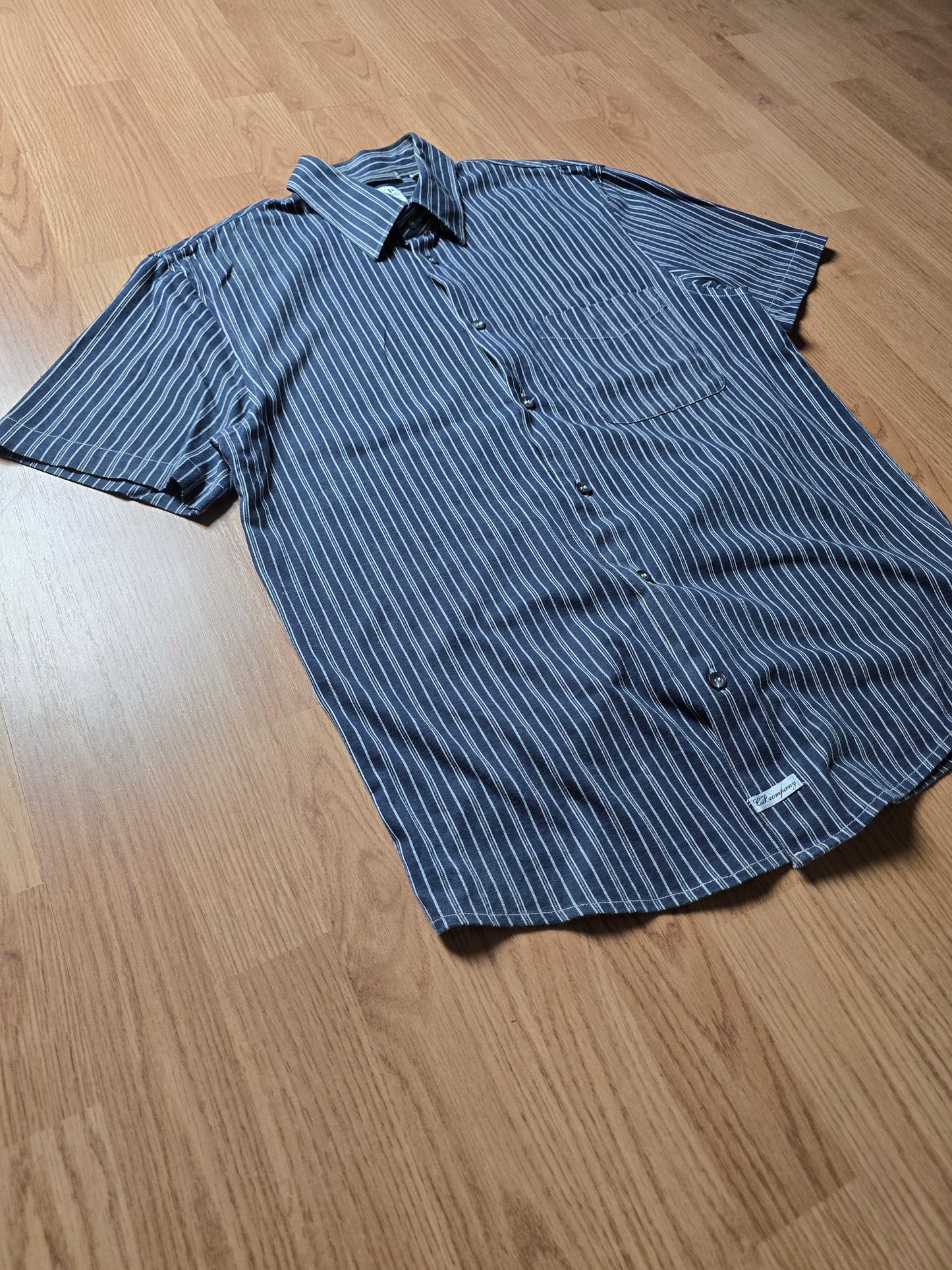 C.P. Company SS04 Pinstripe Cotton Shirt (M)