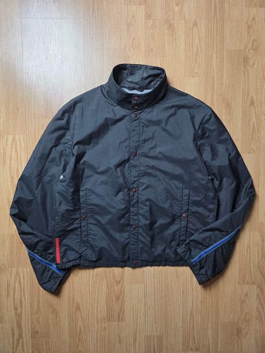 RARE Prada Sport SS00 Gel Seam Nylon Cropped Jacket (M)