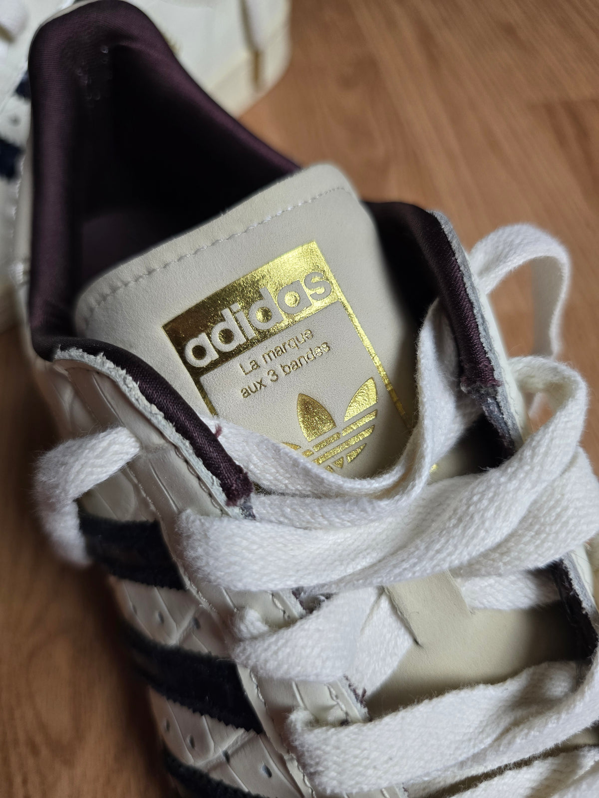 Adidas x Wales Bonner Superstar "White Croc" (UK9)