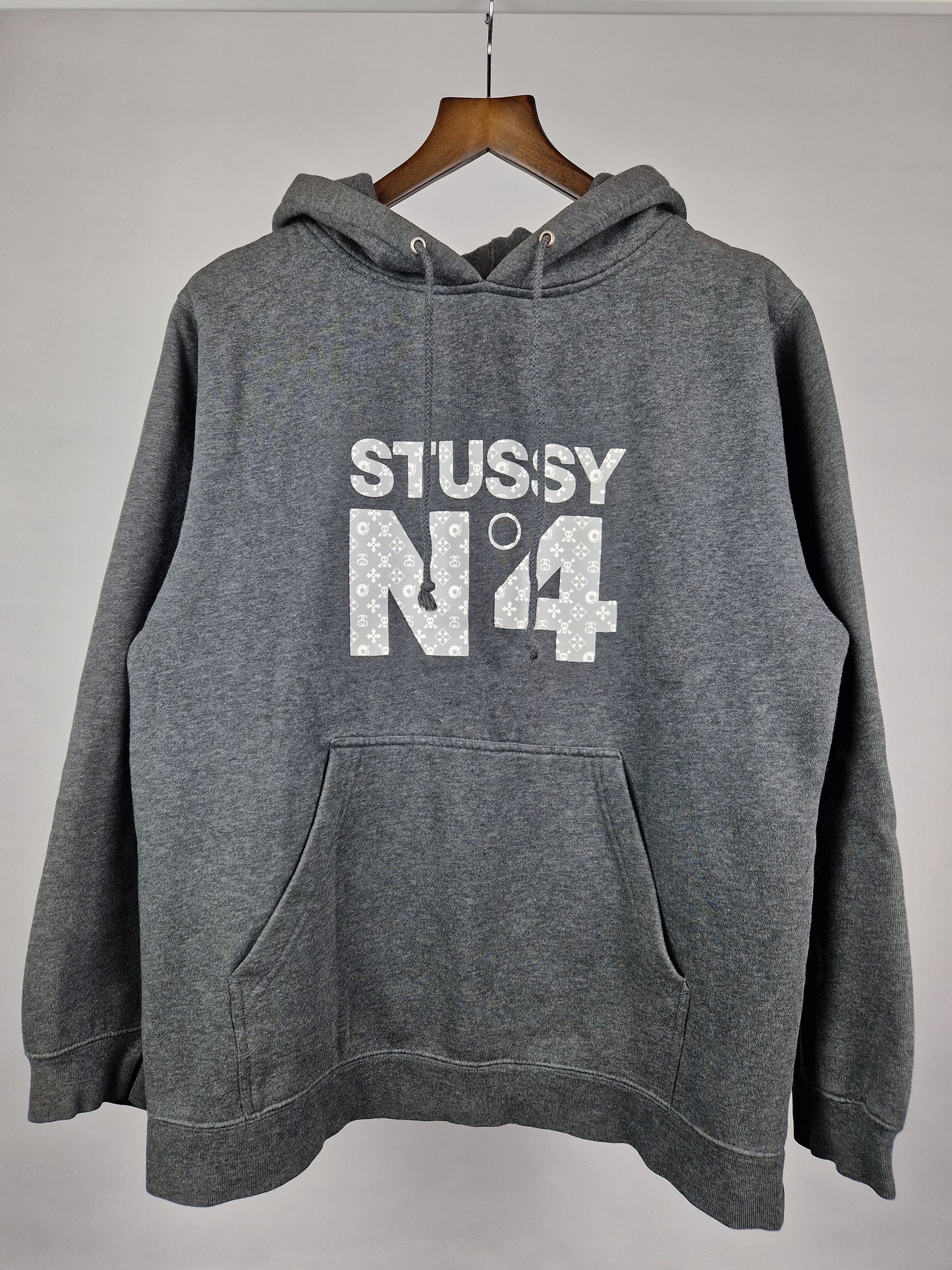 Vintage Stussy 'Louis Vuitton' N4 monogram hoodie (M)